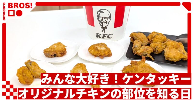 ケンタッキーフライドチキンの部位を知る日【毎月28日とりの日】