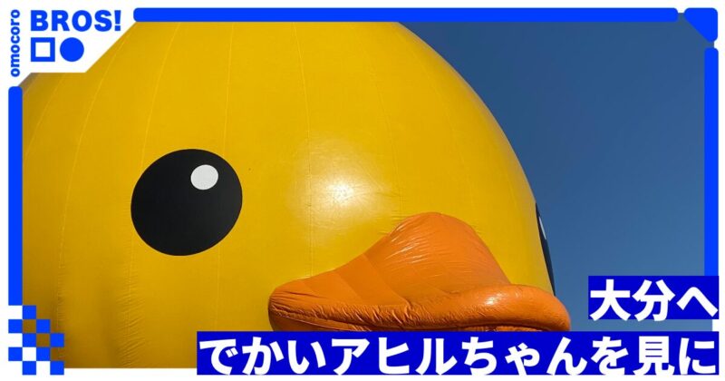 大分へ、でかいアヒルちゃんを見に